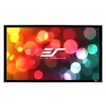 ELITE SCREENS plátno v pevném rámu 100" (254cm)/ 16:9/ 124,4×221,4cm/ gain 1.1/ rám černý 6cm