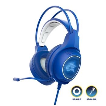 Energy Sistem Gaming Headphones ESG 2 Sonic,herní sluchátka s bílým LED osvětlením a podobiznou legendárního ježka Soni