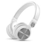 Energy Sistem Headphones DJ2 White Mic, stylová DJ sluchátka, skládatelná, otočná, odnímatelný kabel, 108 dB,3,5mm