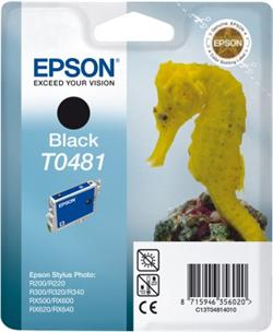 EPSON cartridge T0481 black (mořskýkoník)