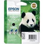 EPSON cartridge T0501 black twinpack (panda)