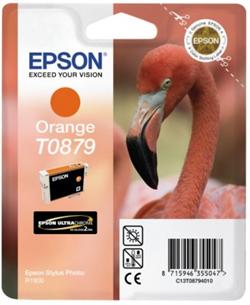 EPSON cartridge T0879 orange (plameňák)