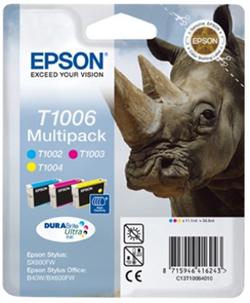 EPSON cartridge T1006 (cyan/magent/yellow) multipack (nosorožec)