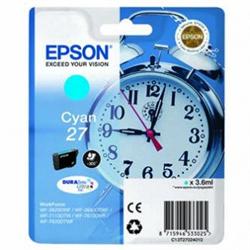 EPSON cartridge T2702 cyan (budík)