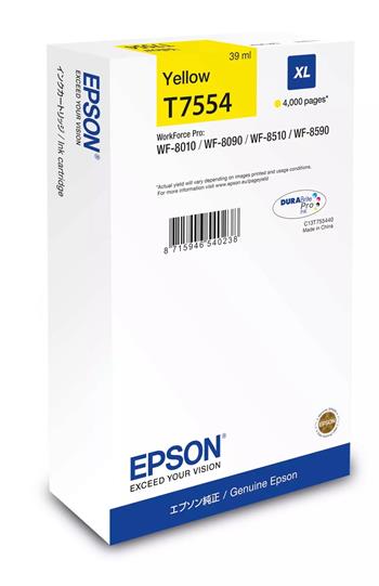 Epson Ink cartridge Yellow DURABrite Pro, size XL