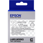 Epson Label Cartridge Transparent LK-4TWN Transparent White/transparent 12mm (9m)