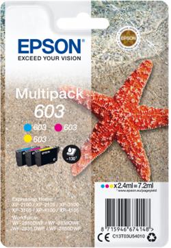 Epson multipack 3-colours 603, Cyan, Magenta, Yellow