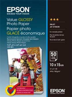 EPSON Value Glossy Photo Paper 10x15cm 50 sheet