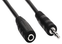 equip 3,5mm stereo - prodlužovací kabel, M/F, 2,5m
