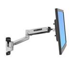 ERGOTRON LX Sit-Stand Wall Mount LCD Arm, Polished - flexibilní nástěnný držák pro minitory max. 43"