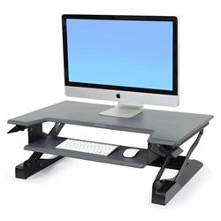ERGOTRON WorkFit-T, Sit-Stand Desktop Workstation (black), pracovní plocha na stůl k stání i sezení