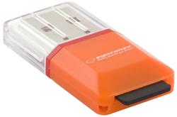 Esperanza EA134O Čtečka karet MicroSD/TF USB 2.0, oranžová