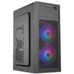 EUROCASE MidT ML N6-530B ARGB / bez zdroje / 2x USB 3.0  / USB-C / černá