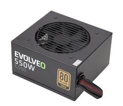 EVOLVEO G550 zdroj 550W, eff 90%, 80+ GOLD, aPFC, retail