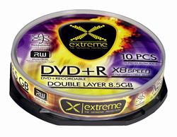 EXTREME 1276 - DVD+R DL [ cake box 10 | 8,5 GB | 8x ]