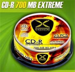 EXTREME 2035 - CD-R [ cake box 25 | 700MB | 52x ]