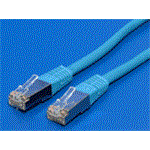 FTP patchkabel kat. 5e, 10m, modrý