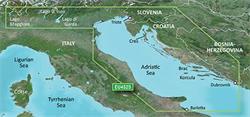 Garmin Bluechart G2 Vision VEU452S - Adriatic Sea, North Coast, území velikosti Small, SD karta