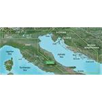 Garmin Bluechart G2 Vision VEU452S - Adriatic Sea, North Coast, území velikosti Small, SD karta