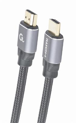 GEMBIRD CABLEXPERT Kabel HDMI 2.0, 1m, opletený, černý, ethernet, blister