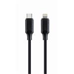 GEMBIRD CABLEXPERT Kabel USB 2.0 Type-C na Ligtning (CM/8pinM), 1,5m, datový, černý