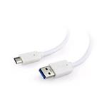 GEMBIRD CABLEXPERT Kabel USB 3.0 AM na Type-C kabel (AM/CM), 1,8m, bílý