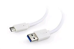 GEMBIRD CABLEXPERT Kabel USB 3.0 AM na Type-C kabel (AM/CM), 1m, bílý