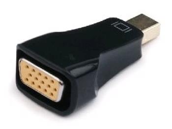 GEMBIRD Kabel red. miniDisplayport na VGA, M/F, černá