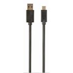 GEMBIRD Kabel USB 3.0 AM na Type-C kabel (AM/CM), 3m, černý