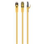 GEMBIRD Patch kabel S/FTP Cat. 6A LSZH, 0,25 m, žlutý