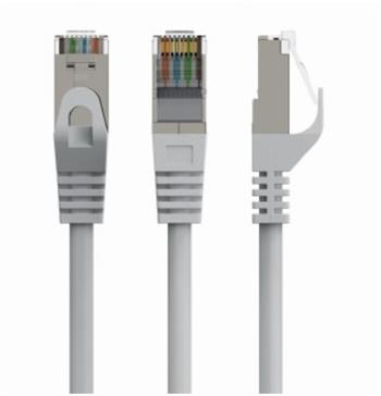 GEMBIRD Patch kabel S/FTP Cat. 6A LSZH, 0,5 m, šedý