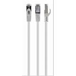 GEMBIRD Patch kabel S/FTP Cat. 6A LSZH, bílý, 3 m