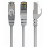 GEMBIRD PP6A-LSZHCU-15M – S/FTP Cat. 6A LSZH propojovací kabel, šedý, 15 m
