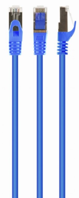 GEMBIRD PP6A-LSZHCU-B-10M patchcord RJ45 cat.6A SFTP LSZH 10m modrý