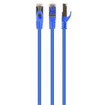 GEMBIRD PP6A-LSZHCU-B-10M patchcord RJ45 cat.6A SFTP LSZH 10m modrý