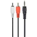 GEMBIRD Stereo audio kabel 3,5mm jack M / 2x RCA CINCH M 2,5 m