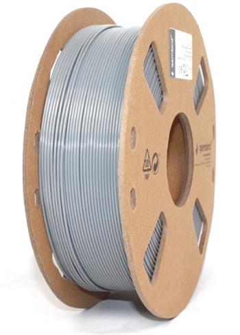 GEMBIRD Tisková struna (filament), PETG, 1,75mm, 1kg, šedá