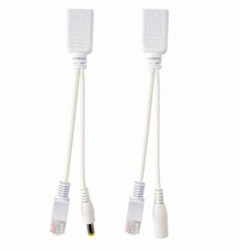 GEMBIRD UTP pasivní PoE adaptér, injector kit 0,15m