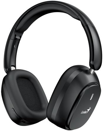 GENIUS bezdrátový headset HS-820BT/ černý/ BT5.4/ USB-C nabíjení/ skládací