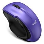 GENIUS Ergo 8200S Purple/ 1200 dpi/ bezdrátová/ 5tlačítek/ tichá/ BlueEye senzor/ fialová
