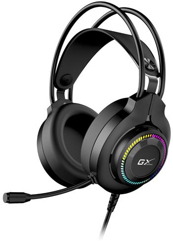 GENIUS GX GAMING headset - HS-GX580U/ USB/ RGB LED/ ovládání hlasitosti