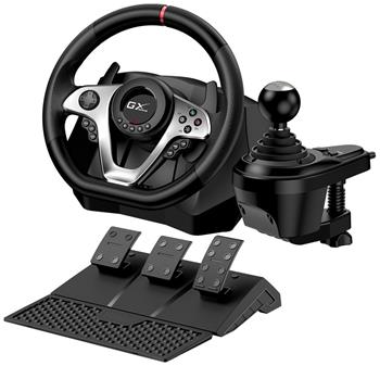 GENIUS GX Gaming volant SpeedMaster X1/ drátový/ USB/ 900° rotace/vibrační/pedály/řadící páka/ pro PC, XboxOne, PS3, PS