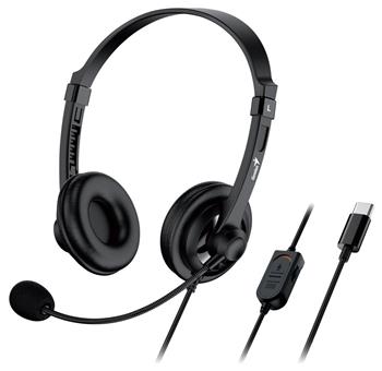 GENIUS headset HS-230U/ USB-C/ délka kabelu 1,8 m