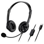 GENIUS headset HS-230U/ USB-C/ délka kabelu 1,8 m