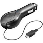 goobay Nabíjecí zdroj s navíjecím kabelem a micro USB pro mobilní telefony do automobilu 0,8A