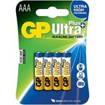 GP AAA Ultra Plus, alkalická - 4 ks