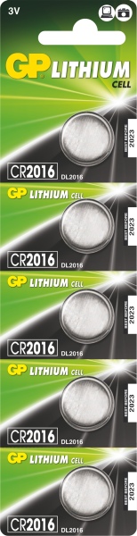 GP CR2016 - 5 ks