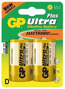 GP D Ultra Plus, alkalická - 2 ks