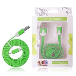 GT kabel USB pro iPhone 5 zelený
