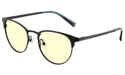 GUNNAR kancelářské brýle APEX / obroučky v barvě ONYX / jantarová skla